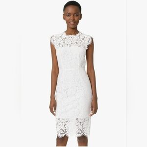 Rachel Zoe White Designer Lace Dress Size 12